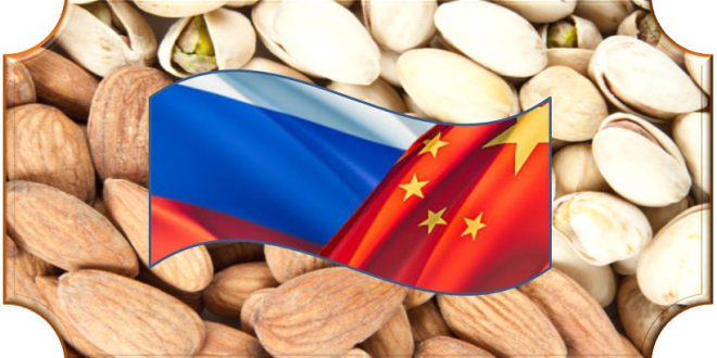 صادرات بادام و پسته ایرانی به روسیه و چین 09120774128
